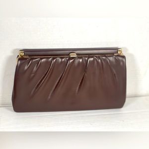 Vintage brown clutch wallet